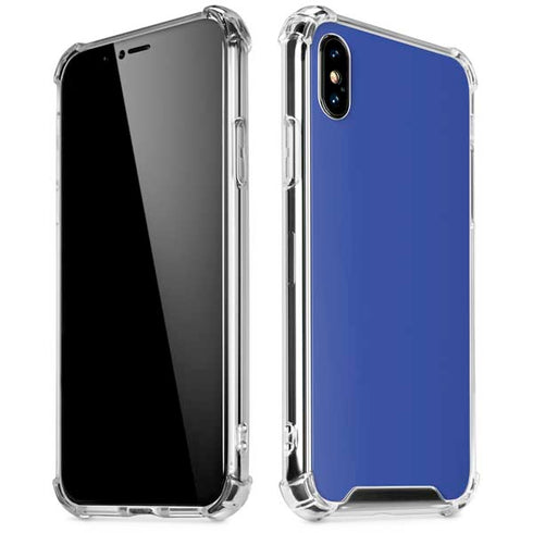 Blue iPhone XS Max Clear Case